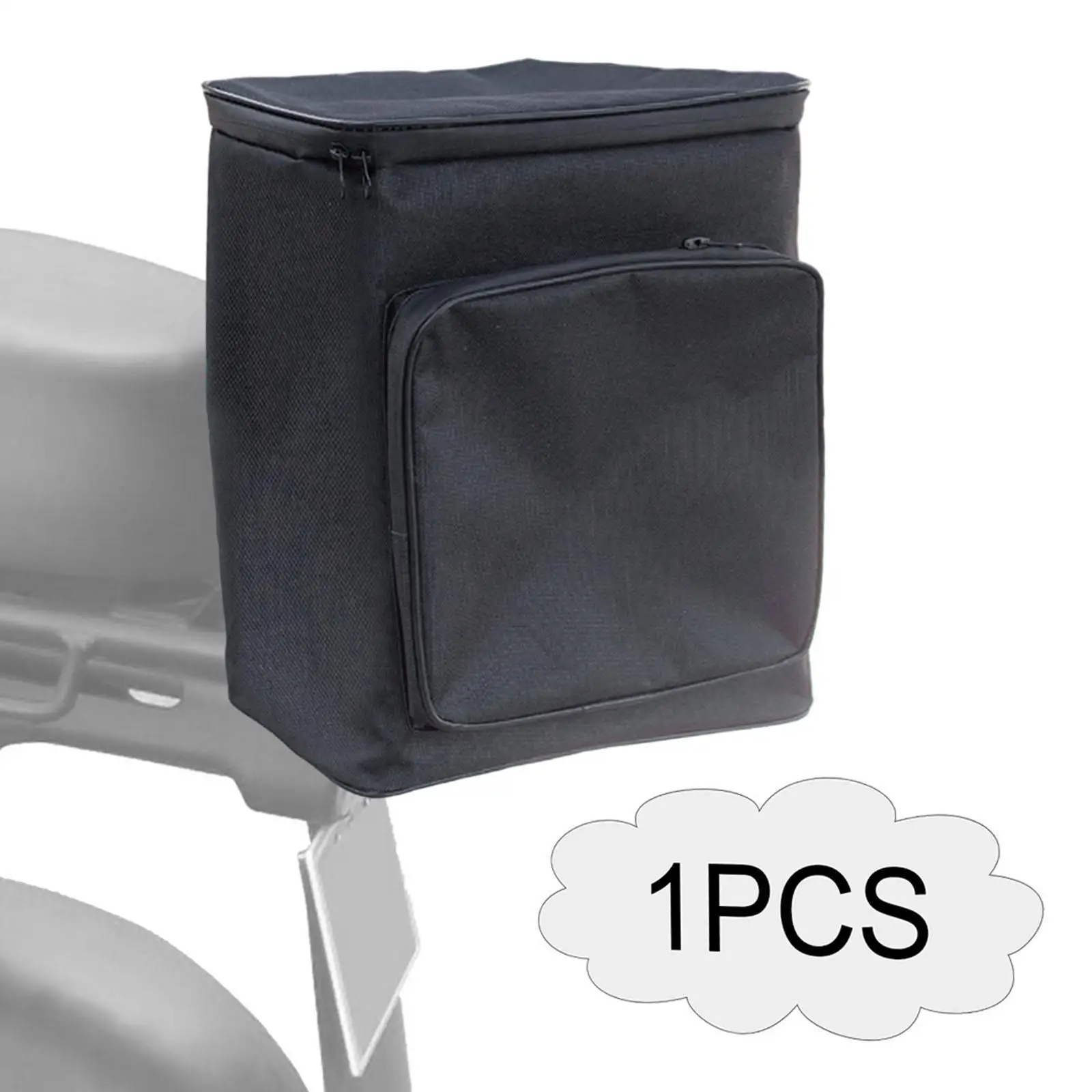 

Motorcycle Backrest Bag 12L Organizer Dustproof Practical Lightweight Oxford