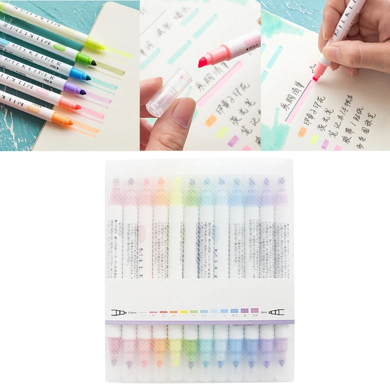 Bible Highlighters No Bleeding Pastel Highlighter Gel Highlighters Pastel Highlighter Set Dry Highlighter Bible Mark