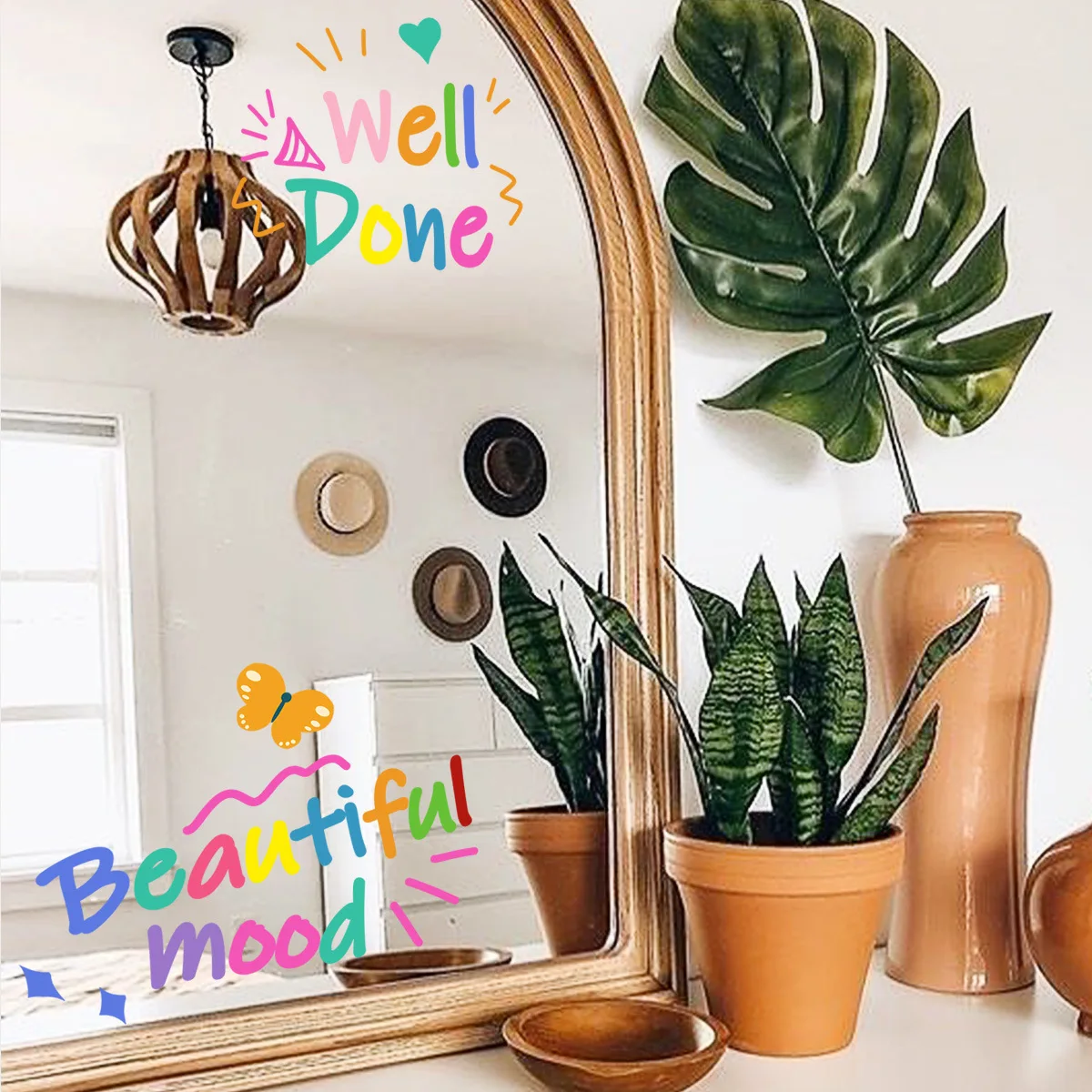 

Simple Wall Sticker Window Glass Sticker Double-sided Printing Visual Decorative Wall Sticker