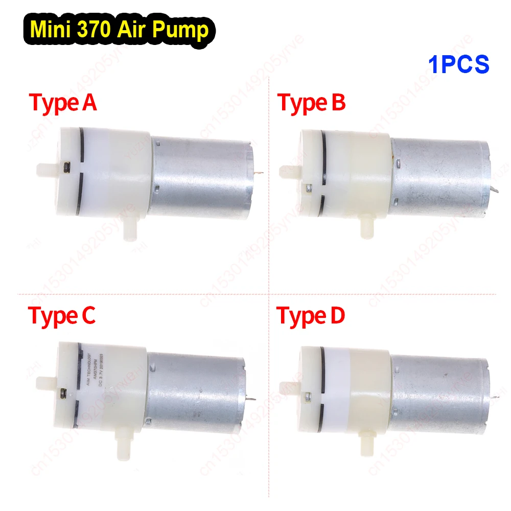 DC 3V-12V Air Vacuum Pump Mini 370 Negative Pressure Pump Air Pump High Flow and Suction