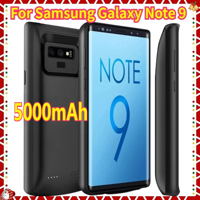 

Battery Charger Case for Samsung Galaxy Note 9 5000mAh Wireless Charging Power Bank Cover Spare Battery Case Phone Accessories