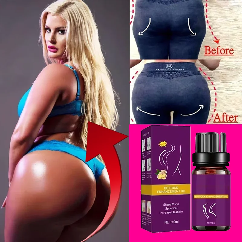 Sexy Hip Buttock Butt Enlargement Oil Cream Butt Lift 100% Effective Big Ass Essential Oil Firming Hip Shaping Massage Body Care