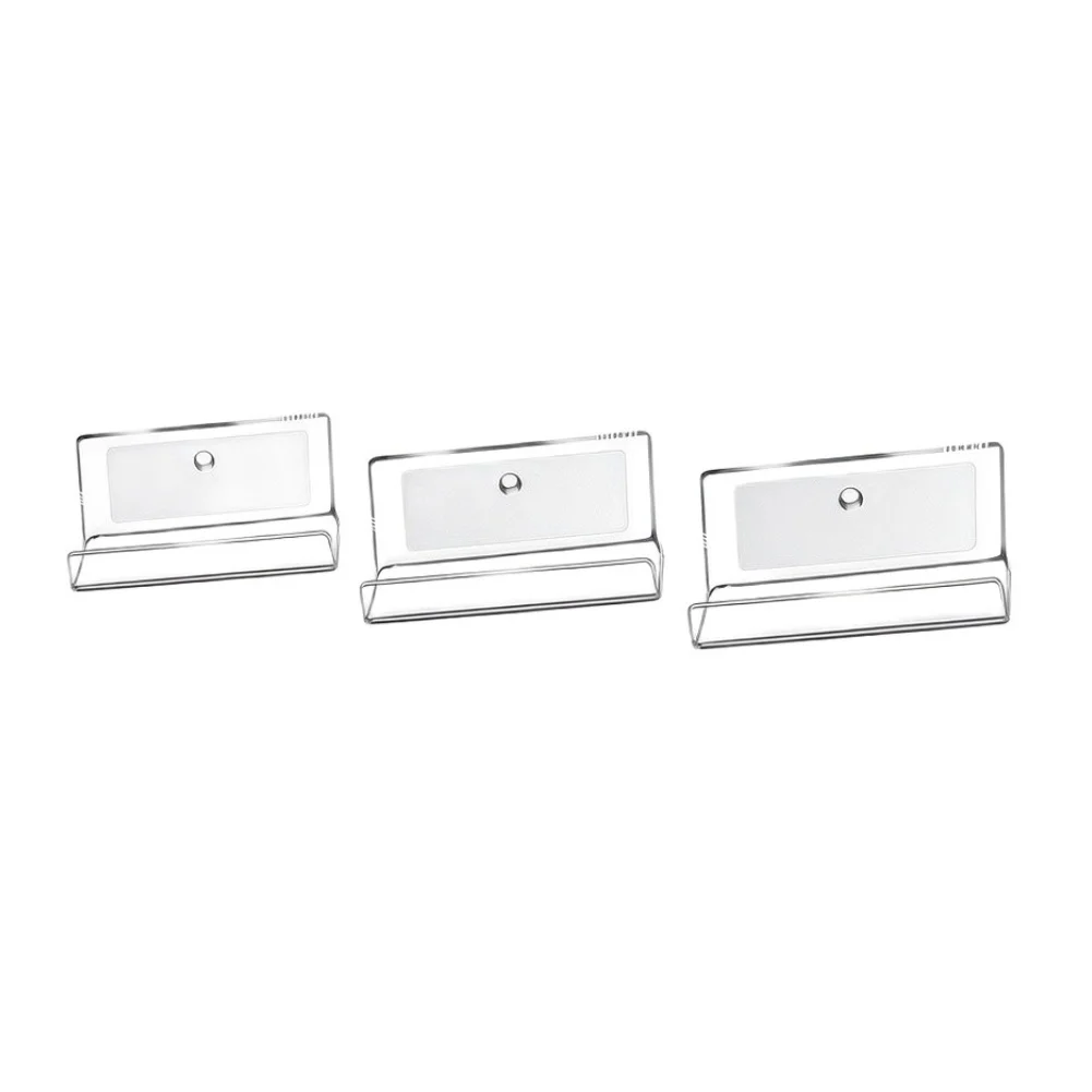 6 Unit Wall Mount Vinyl Stand Set for Acrylic Based Display of Records CDs and Small Format Art in Coordinated Wall Layouts
