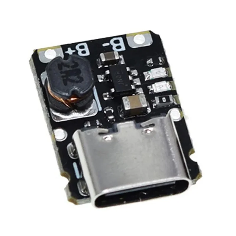 5PCS TP4057 1A 3.7V Lithium Battery Charging and Discharging Board with Protection Type-C USB C Li-ion Battery Charging Board