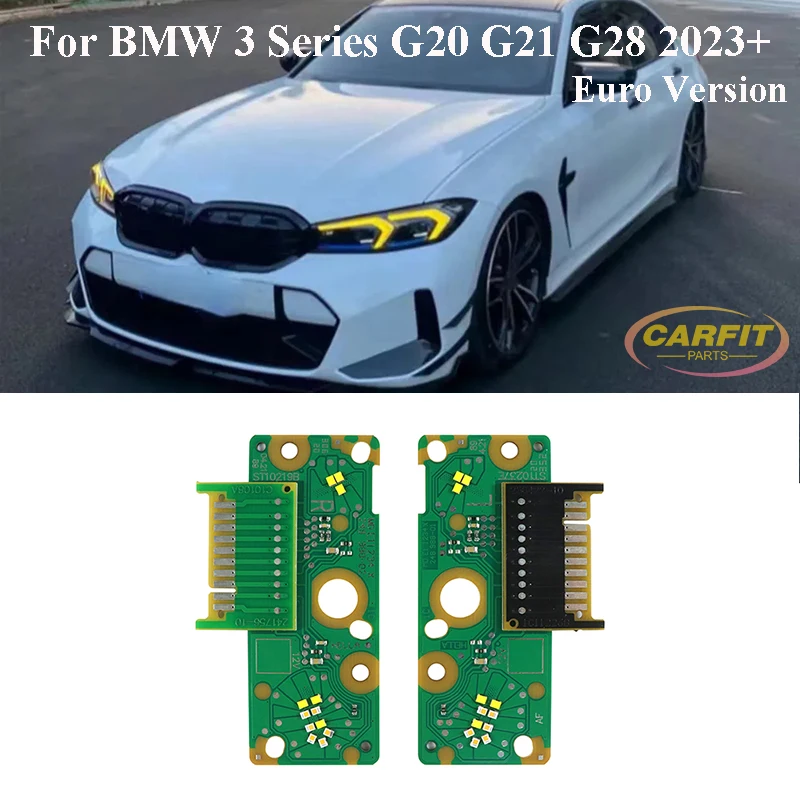 

Yellow Angel Eyes DRL Boards For BMW 3 Series G20 G21 G28 LCI 2023-2025 LED Headlights DRL Modules Daytime Running Lights Chip
