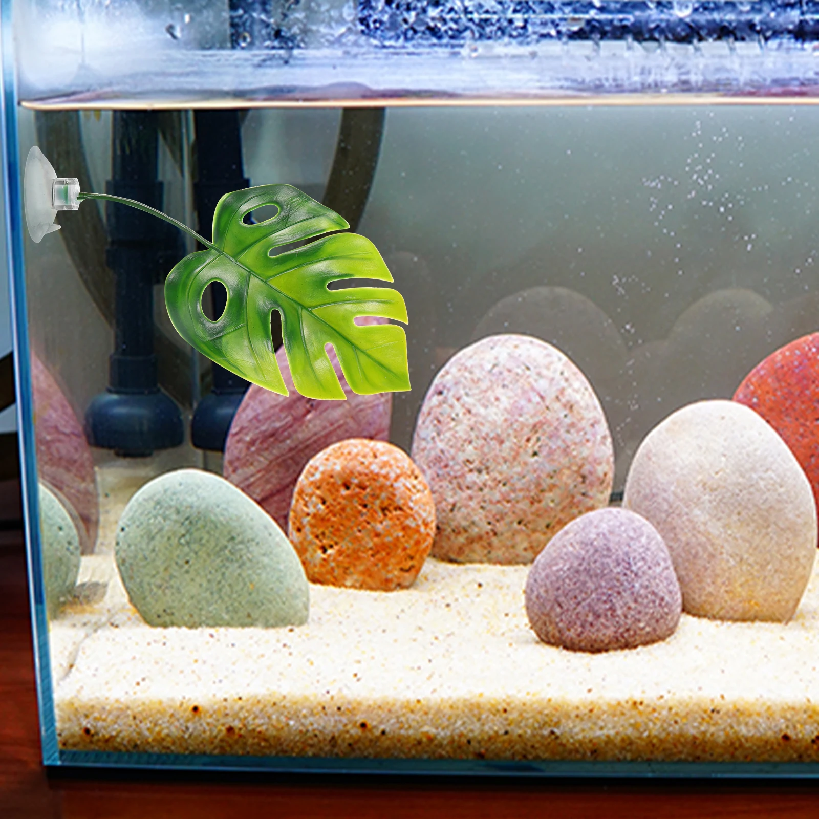 

Simulation Leaf Decoration Aquarium Decor Betta Hammock Artificial Leaf Fish Tank Accessory Wear-resistant Premium Safe Durable