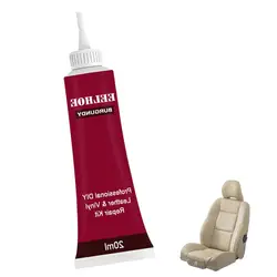 20g Leather Repair Gel Car Seat Sofa Holes Scratch Complementary Refurbishing Cream White/Black/Gray/Wine Red Leather Care Cream