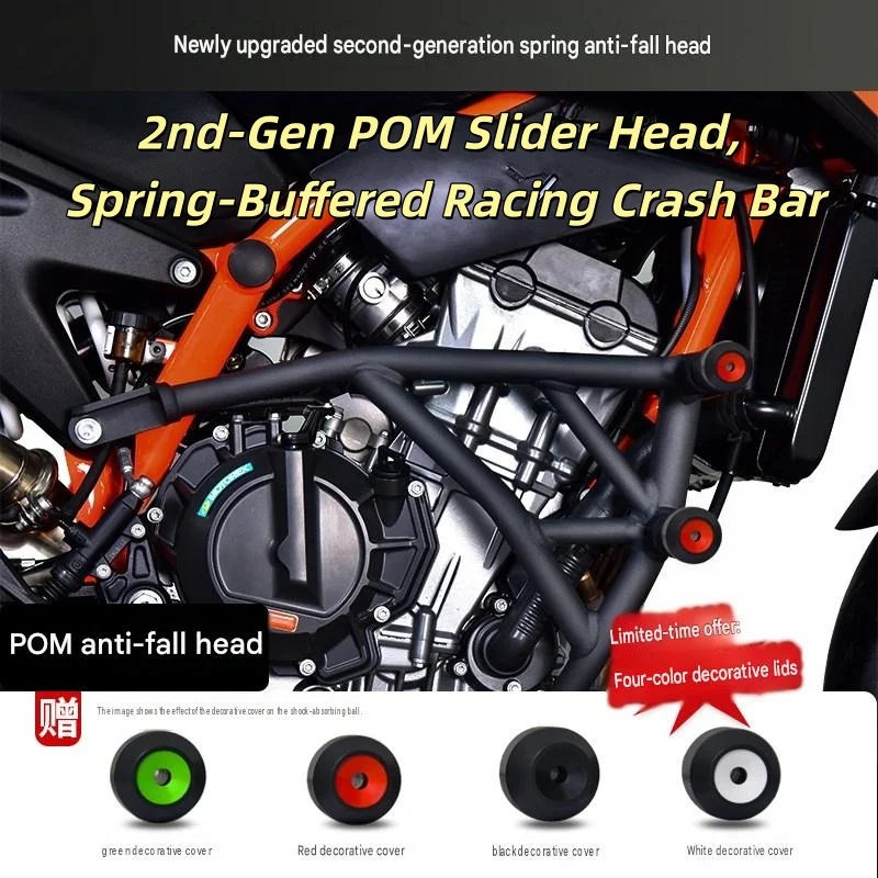 Crash Bar Bumper Anti‑Fall Sliders Anti‑Fall Pads Frame Protector Mod Parts For KTM 790 Duke 890 Duke Motorcycle Accessories view 3