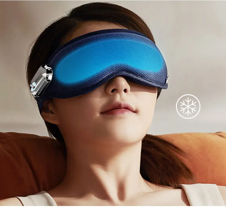 Premium Cordless Eye Massager with Heat and Cooling, 3D Sleep Mask, Smart Heated Relief Mask for Migraines and Dry Eyes