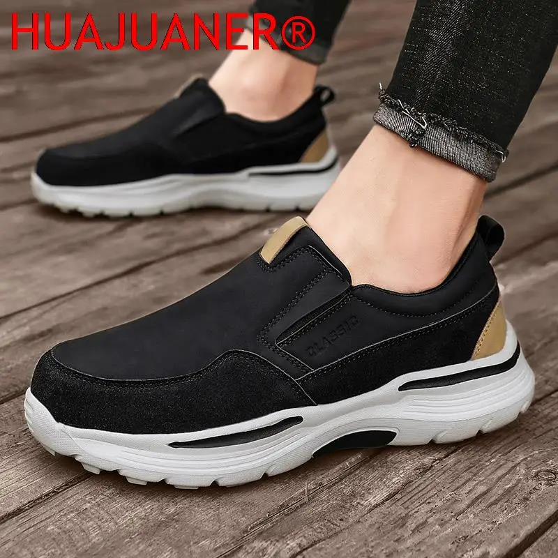 Fashion Shoes Men Casual Shoes Large Sizes 39-48 Lightweight Breathable Slip-On Loafers Man Outdoor Shoes Comfortable Moccasins
