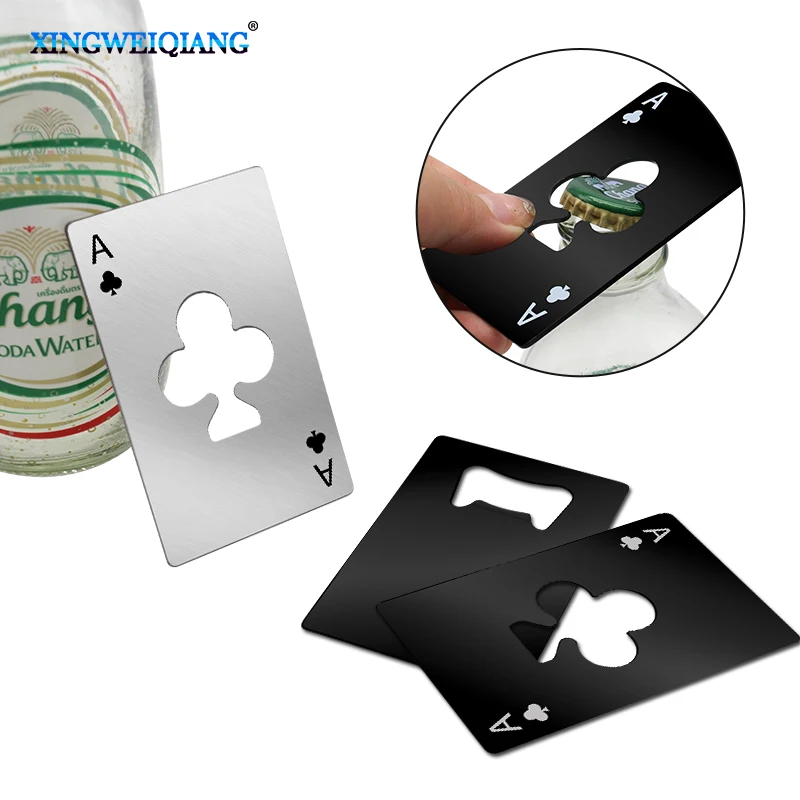 Credit Card Bottle Opener Stainless Steel Beer Opener Wallet Creative Pocket Beer Opener for Bar Party Wedding