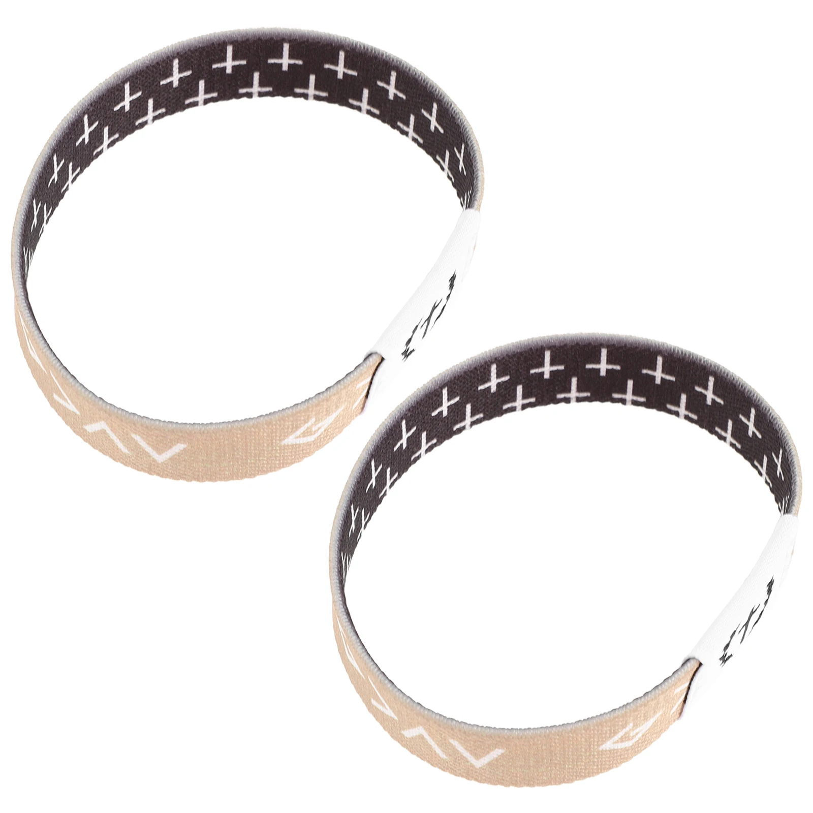 

2Pcs Elastic Bible Wristbands Inspirational Christian Scripture Bracelets Motivational Religious Wristbands for Men Women School