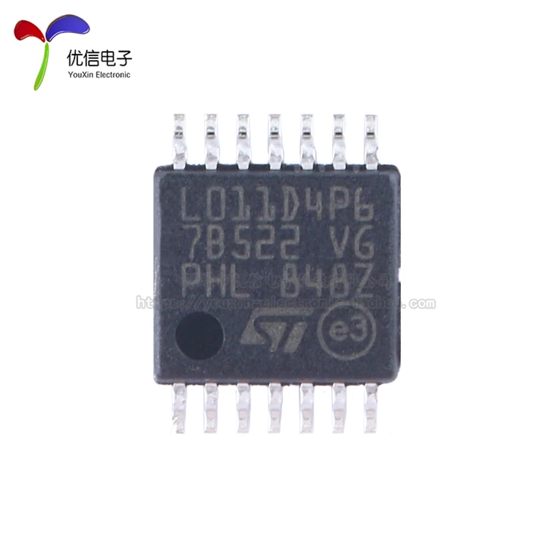 Free shipping   STM32L011D4P6 TSSOP-14 ARM Cortex-M0 32-MCU     10PCS