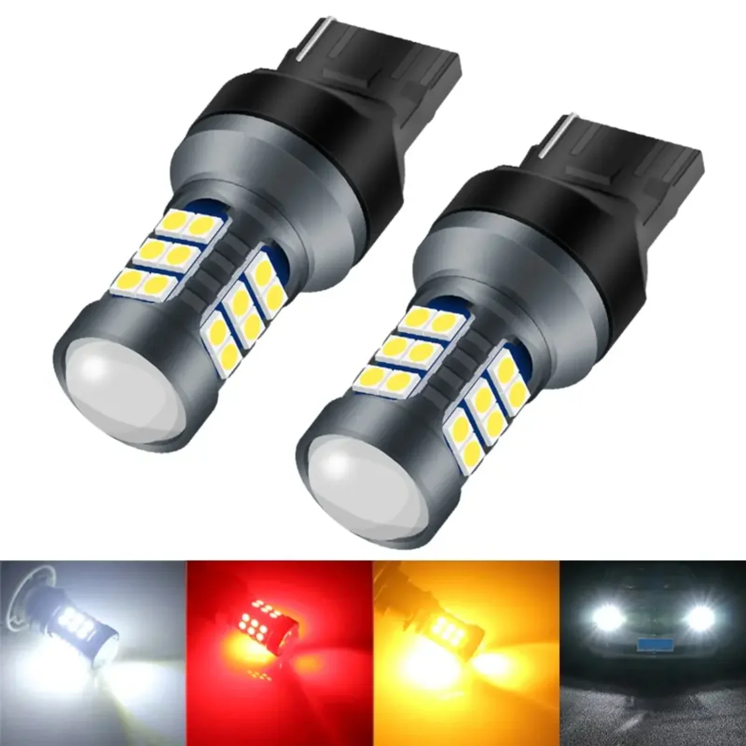 

Super Bright 2pcs 3030SMD T20 7440 7443 WY21W W21W Car Signal Lamp Backup Reversing Light Bulbs - Enhance Visibility With These