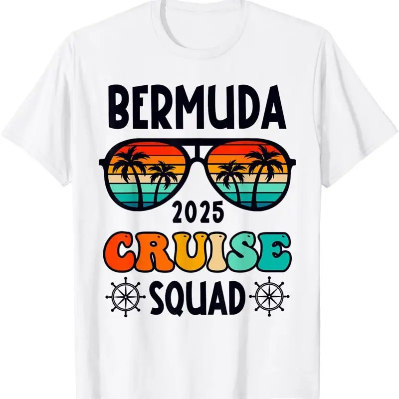 

Футболка для семейной группы Bermuda Cruise 2025 для отпуска