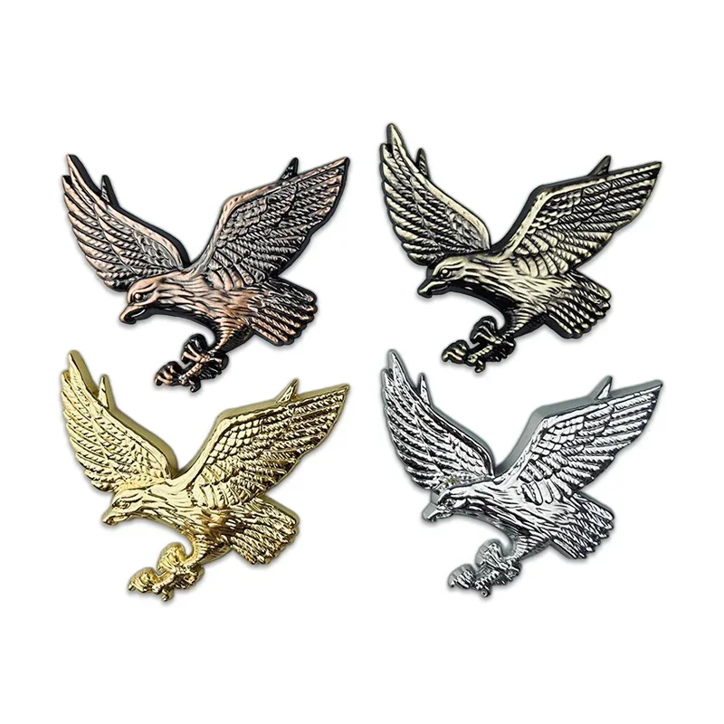 Metal Eagle Car Rear Emblem Sticker Auto Body Trunk Badge for Mazda BMW HONDA FORD Subaru Suzuki KIA Mitsubishi Peugeot
