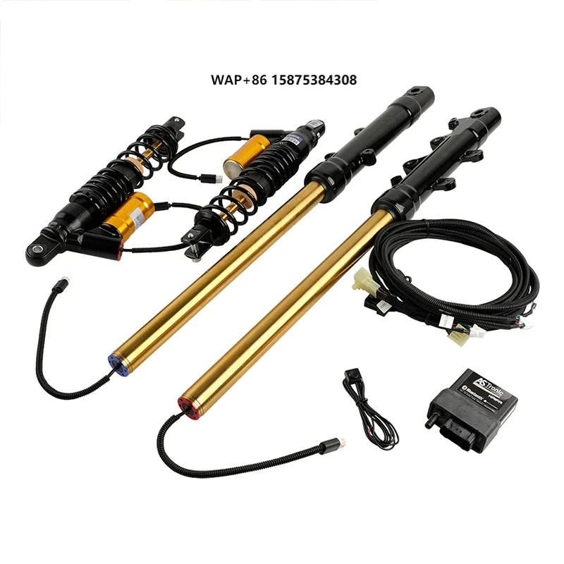 Amortecedor elétrico taiwan kaifa para xmax 300 250 400, acessórios de choques ajustáveis dianteiros e traseiros para motocicleta