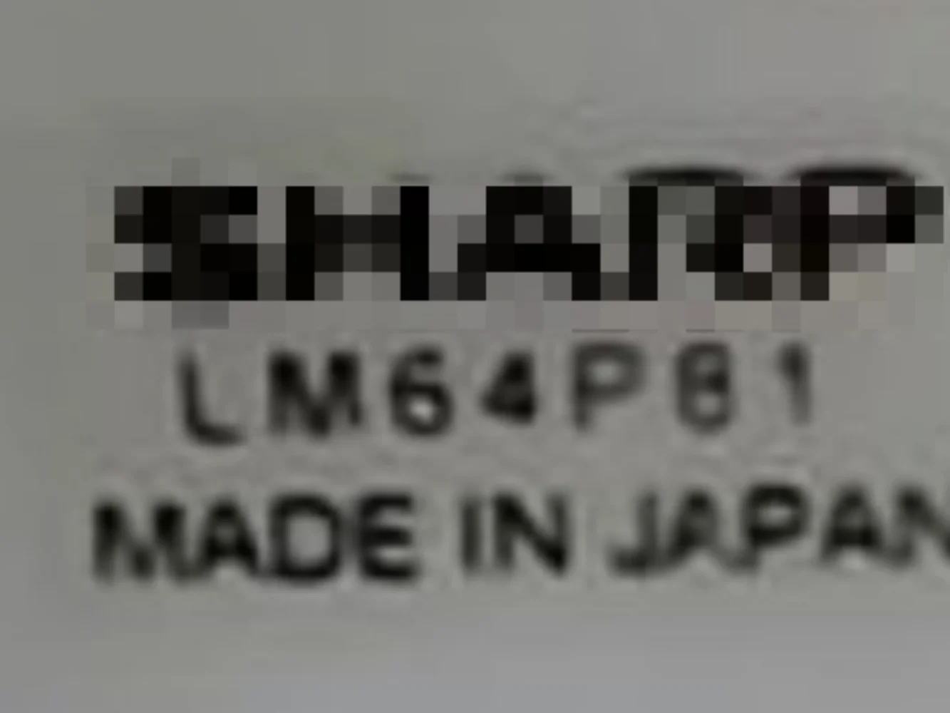 

LM64P81 ЖК-экран