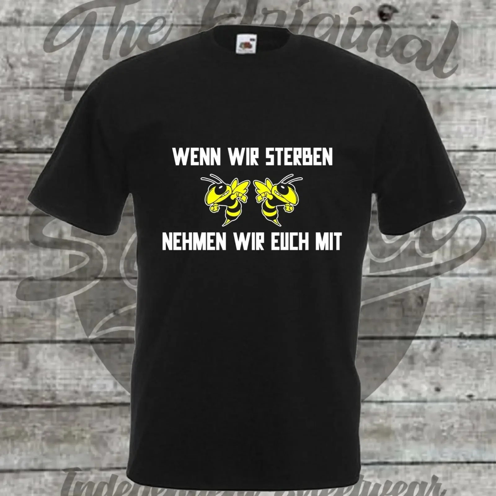 T Shirt Gr S 4XL Bienen Imker Tierschutz Klimaschutz Honig Umweltschutz Greta vintage Washed Top For Everyday Wear Unisex