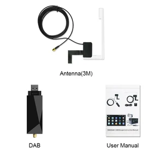 SRNUBI-AUTO Universal Radio, DAB +Antenne, USB-Adapter, Android, GPS, Stereo-Empfänger, Spieler 8 Multimedia -Empfängerverkäufe - №6