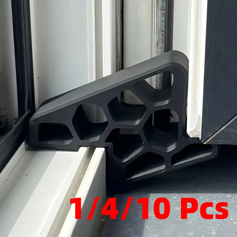 1/5/10 Stück Fenster-Türstopper, robust, winddicht, rutschfest, mit Wabenloch, PLA-Türkeil für Schiebefenster, Balkon, Zuhause