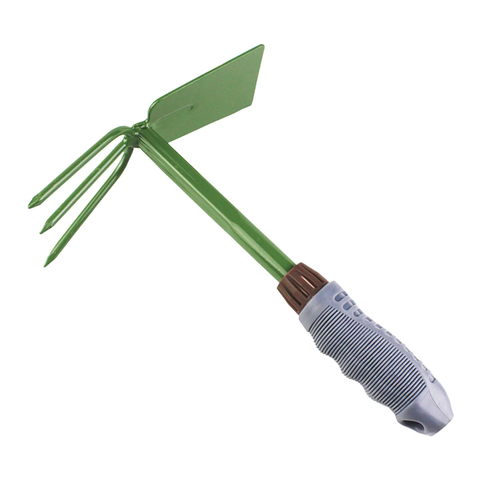 

Multifunctional Garden Hoe Rake Tool Durable Stainless Steel Head Comfortable Grip Perfect for Digging Planting Weeding