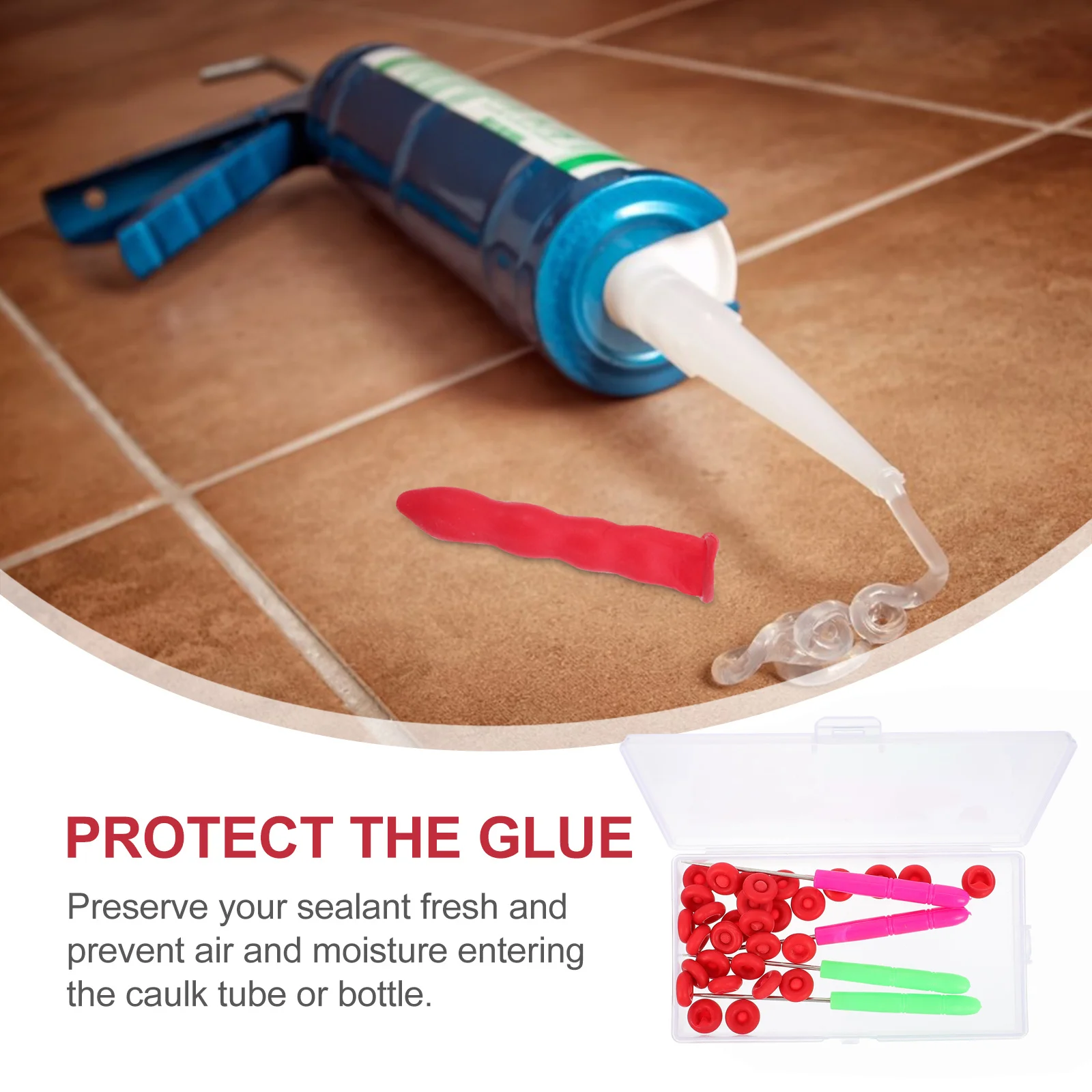 34 قطعة مجموعة غطاء الختم الغراء الفم أغطية حماية مانعة للتسرب كم ل السد أنبوب زجاجة لاصقة مع الإبر قابلة لإعادة الاستخدام