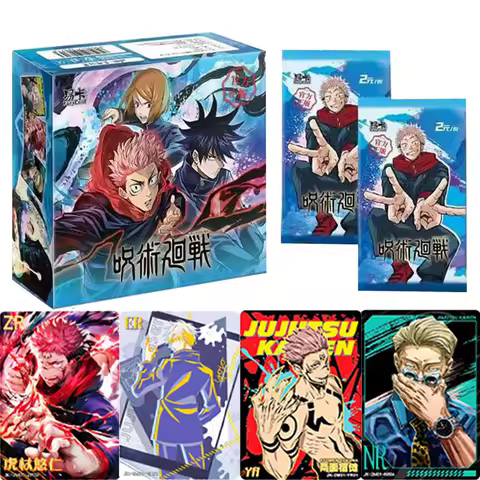 Jujutsu Kaisen Card Warlock Cards Gojo Satoru Fushiguro Megumi Itadori Yuji Cards Anime Character Collection Card Toys Gifts