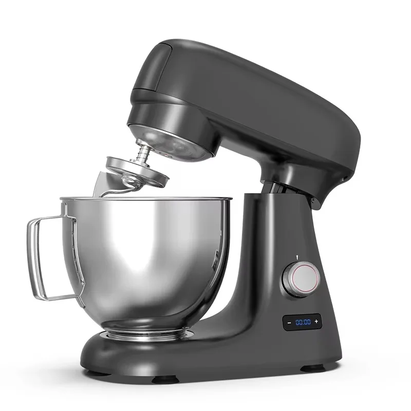 Black Electric Household Food Baking Kitchen Planet Dough 5.5L 4.8L 4.5l Rust Steel Bowl Bread Food Baking Blender