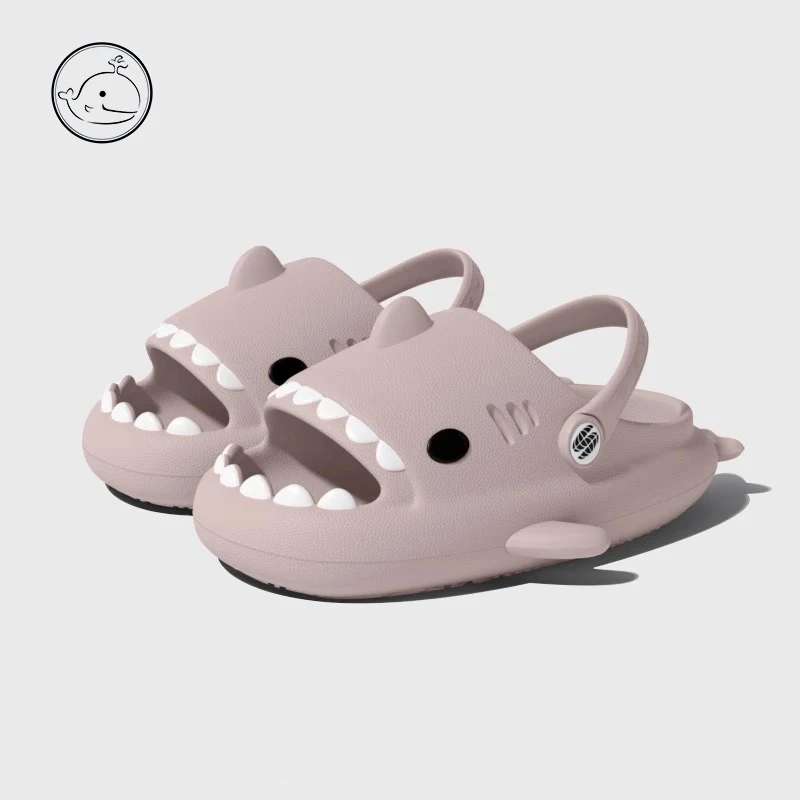 

Boy and Girl 2025 Summer Shark Slippers - Thick Sole Anti-Slip & Antibacterial Unisex Outdoor Beach Clog Sandals for Couples