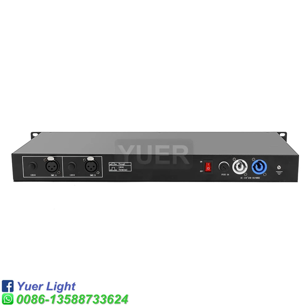 Imagem -05 - Palco Luz Controlador Distribuidor Rdm Dmx512 Splitter Amplificador de Sinal de Luz Way Distribuidor Dmx Equipamentos dj