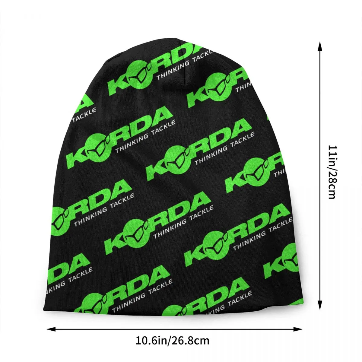 Korda Fishing Logo Skullies Beanies Caps Unisex Winter Warm Knitted Hat Fish Carp Fisherman Gift Bonnet Hats Outdoor Ski Cap