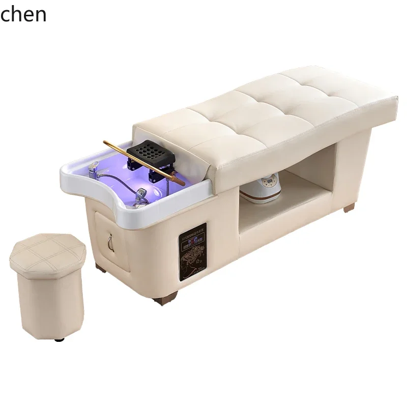 HT سرير شامبو لتدوير المياه مع صالون تجميل لتدليك الأذن بالكامل