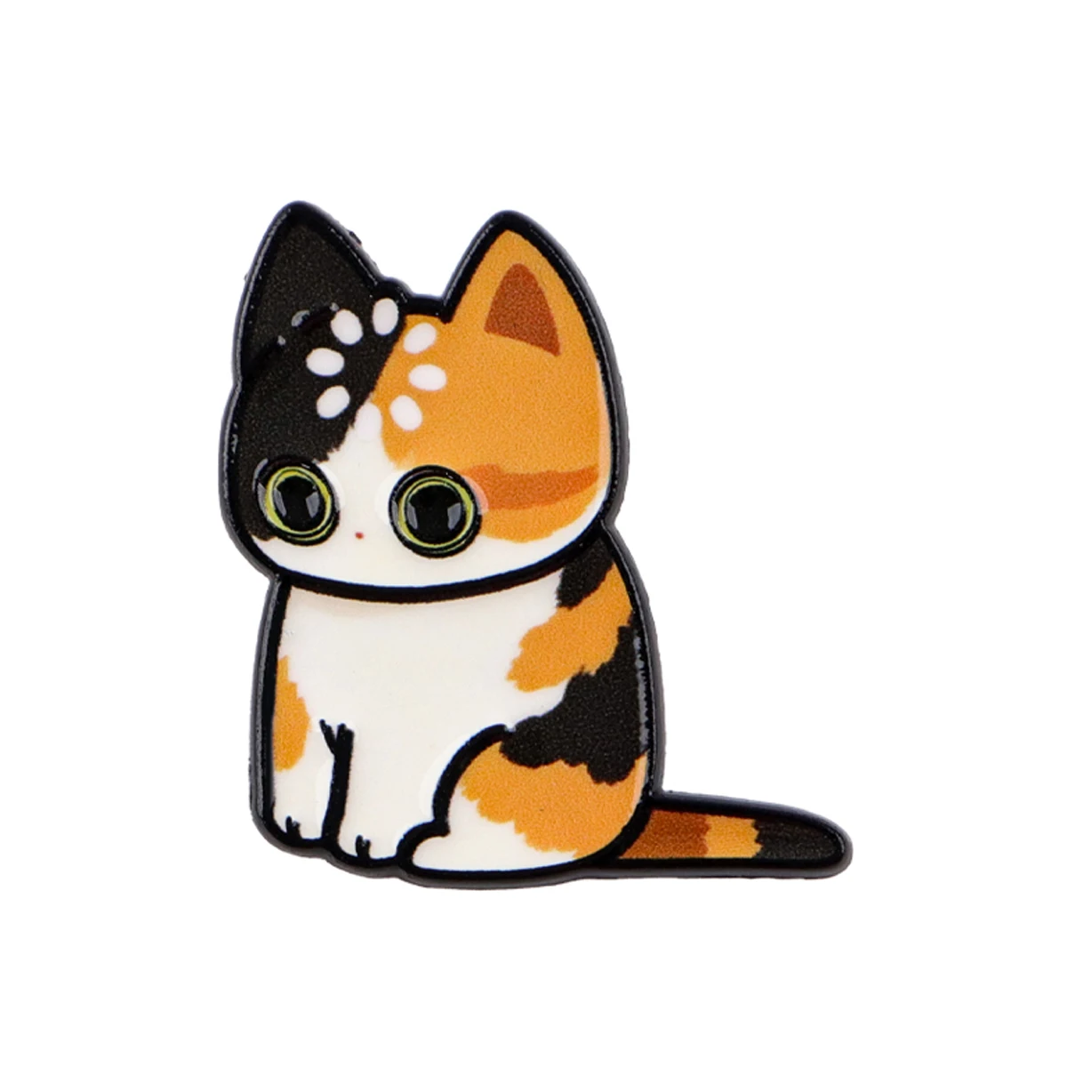 Ladend... Katzen-Emaille-Pin, niedliche Cartoon-Tier-Brosche, Anstecknadeln, Abzeichen für Rucksack, Kleidung, Accessoires, Modeschmuck, Geschenke