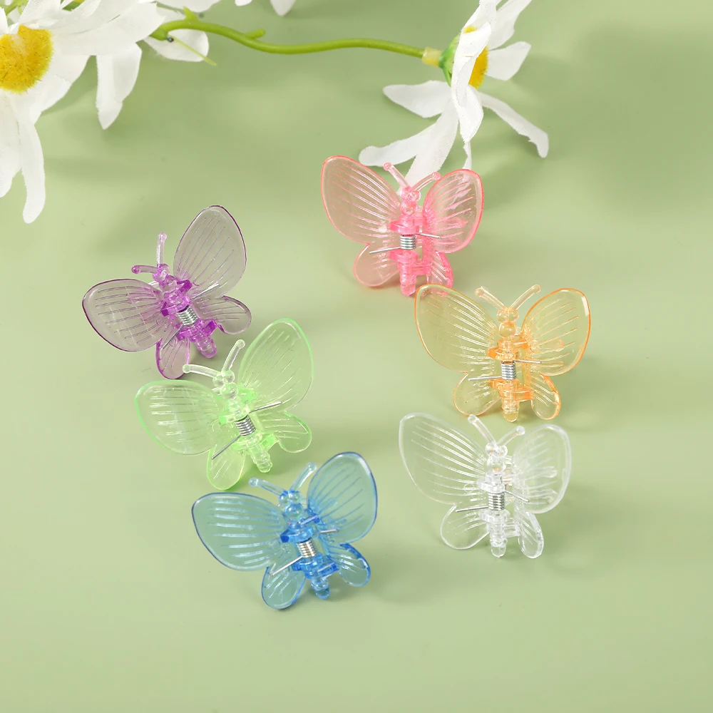 10-30PCS Orchid Clips Butterfly Clamps Garden Plants Vine Climbing Fixed Support Colorful Plastic Ornamental Bonsai Decoration