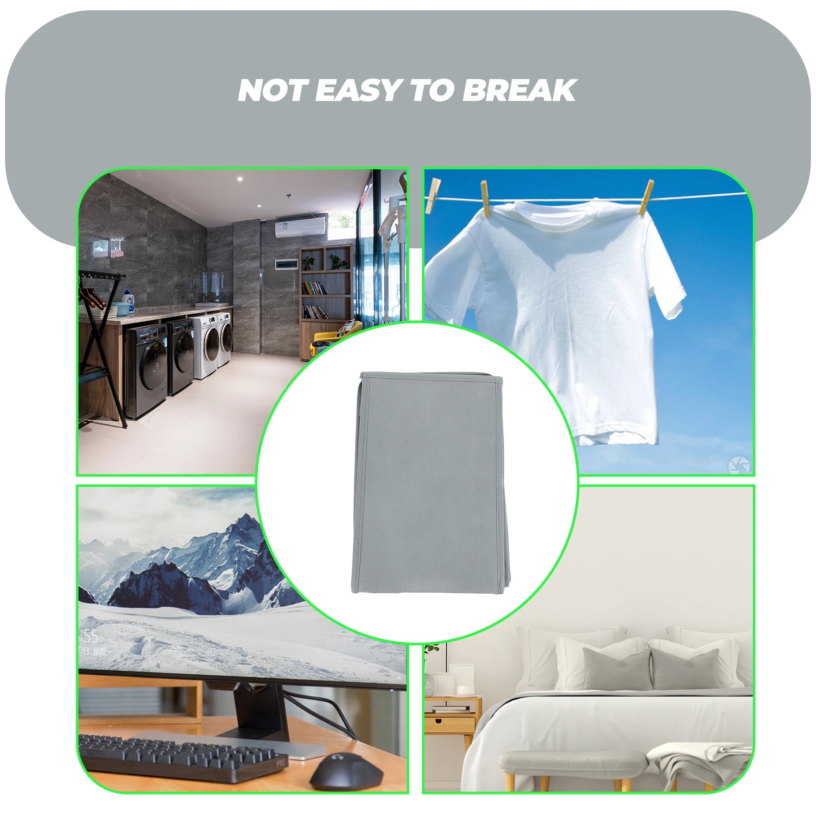 

Hanging Storage Bag 10 Grids Portable Dual Use Fabric Home Organizer Wall Mounted Bedroom Bathroom Kitchen Office Closet Pouch