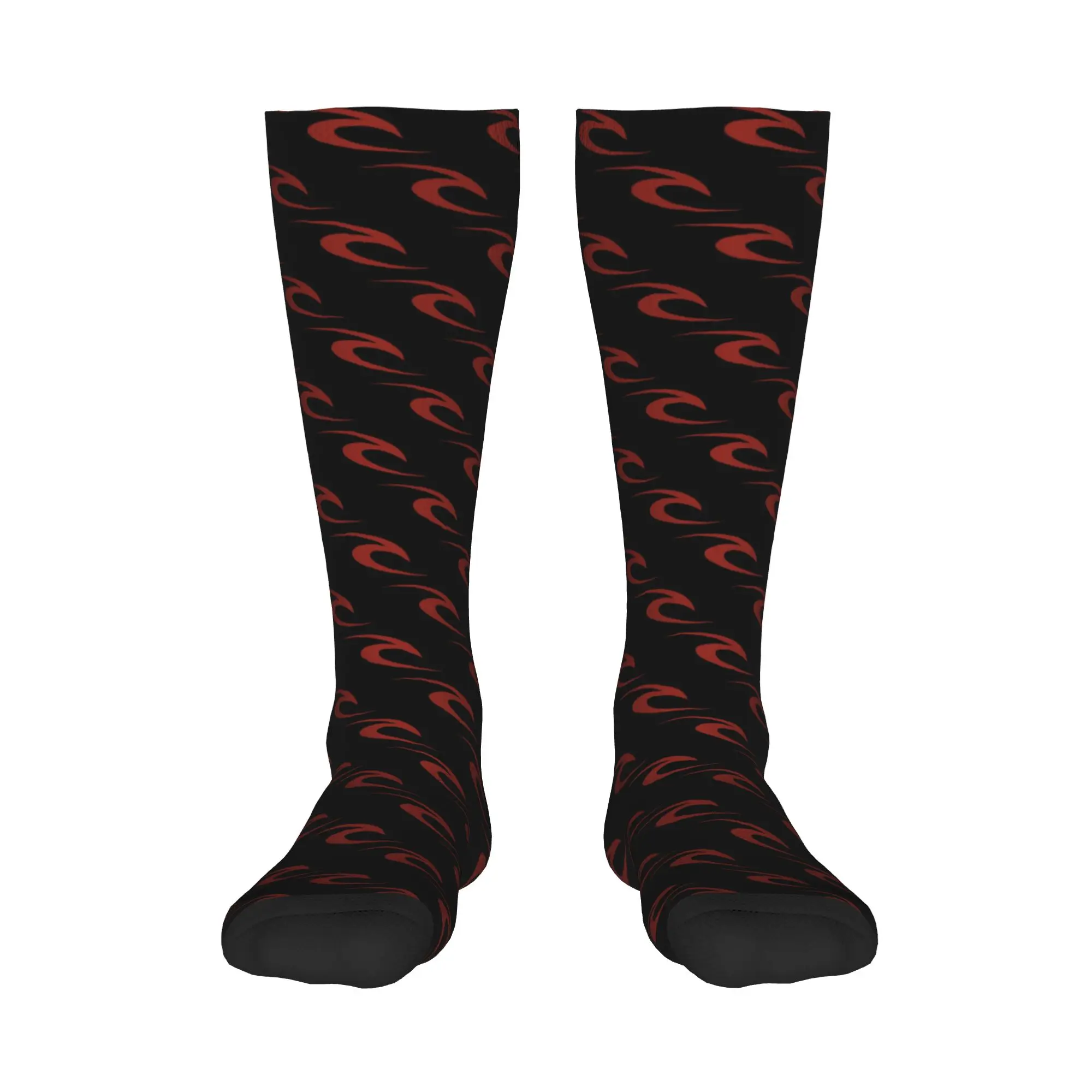 Medias de tripulación para todas las estaciones, calcetines con Logo ondulado, calcetines largos informales Harajuku de Hip Hop, accesorios para hombres y mujeres, regalo de cumpleaños
