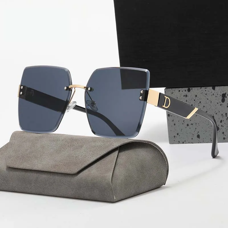 Luksusowe kwadratowe okulary przeciwsłoneczne damskie męskie designerskie okulary przeciwsłoneczne w stylu Vintage damskie męskie modne cieniowane