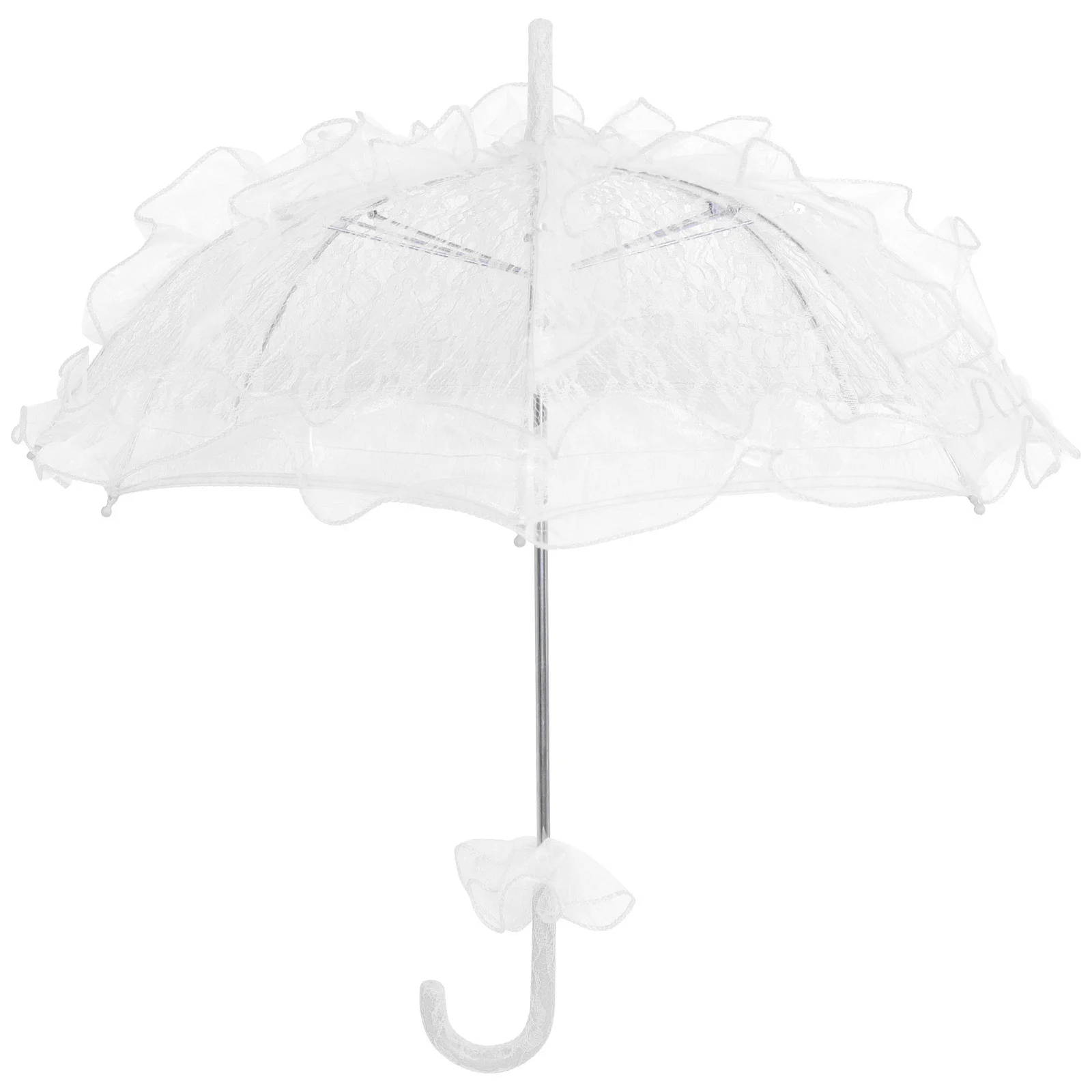 

Lace Umbrella Parasol for Women Wedding Photo Prop Elegant Party Home Decor Lightweight Portable H Wedding Photo Prop