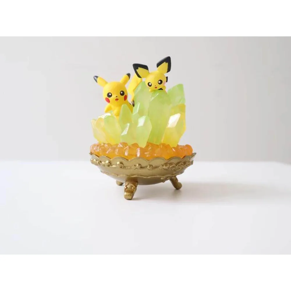 Re-ment Pokémon Gemstone Collection Surprise Blind Box Anime Pikachu Absol, Milotic Gemstone Action Figure Collection Toy Gift view 3