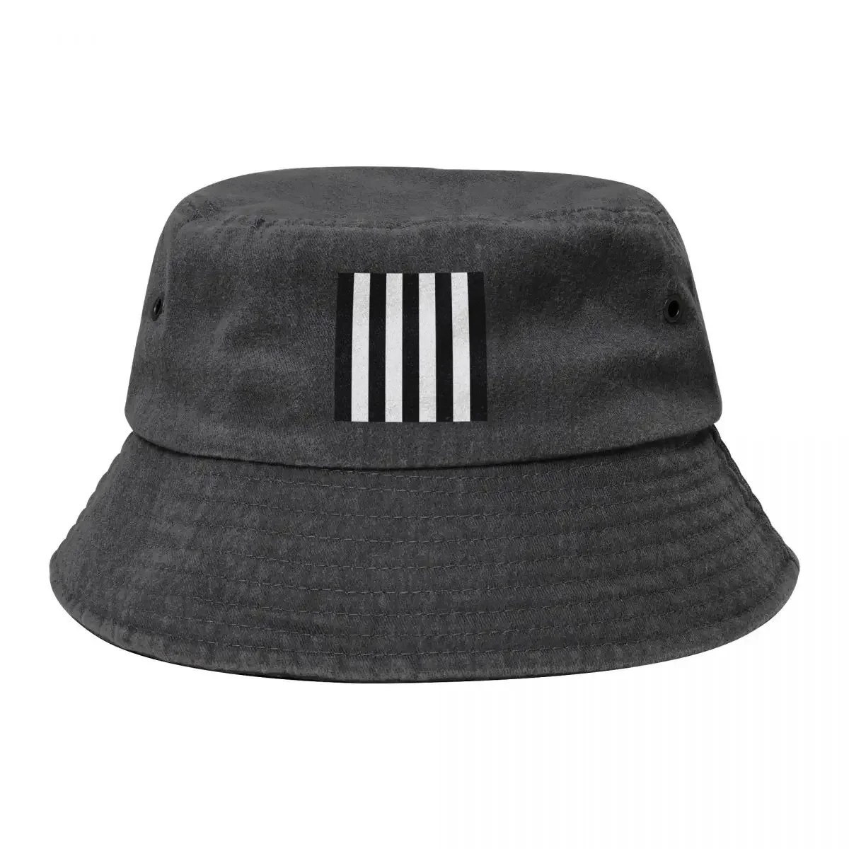 Medium Black and WHITE Vertical STRIPES Bucket Hat dad hat Gentleman Hat Women Hats Men's