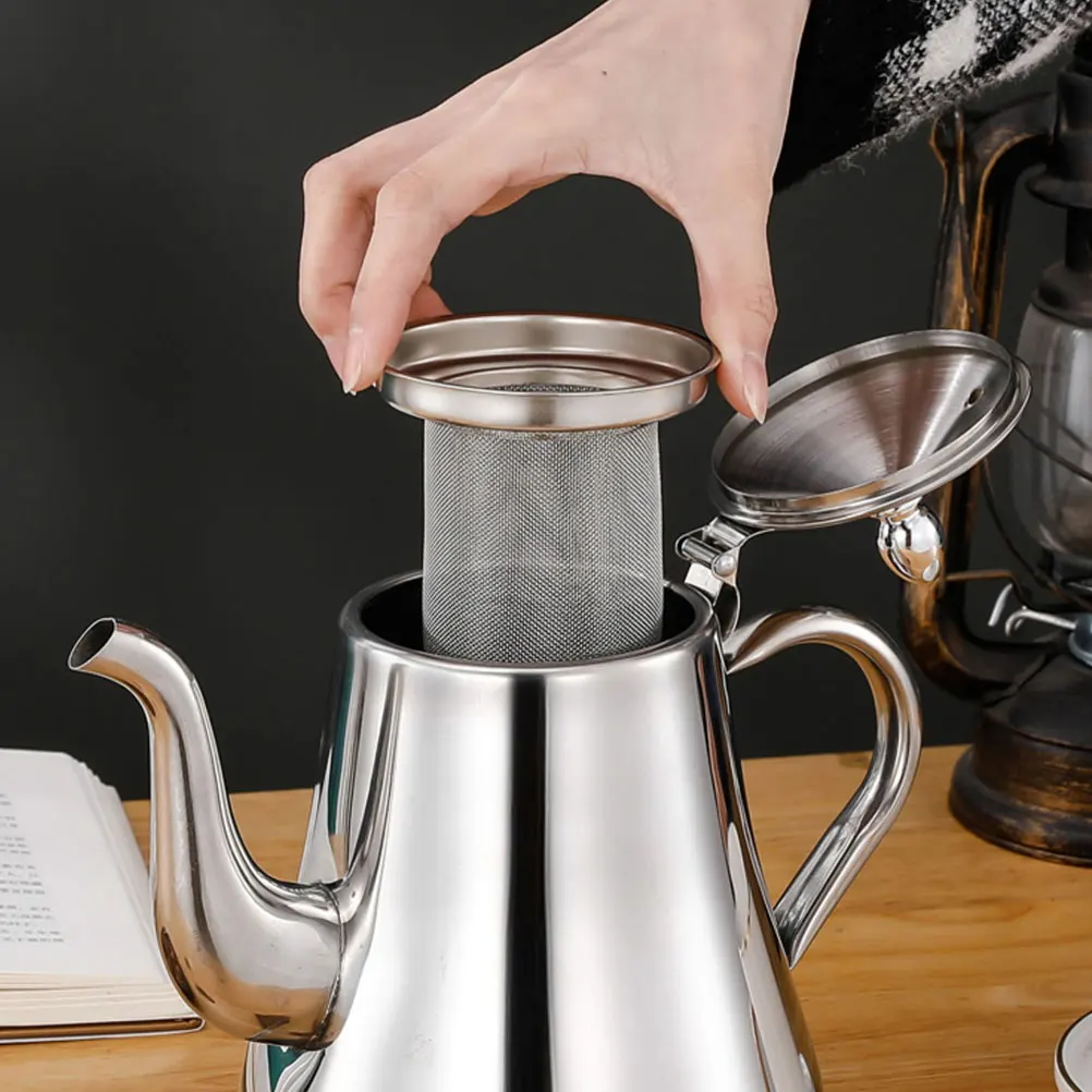 

1pc Stainless Steel Infuser Strainer Teapot Infuser for Loose Leaf Teapot Brewer Filter Mesh Kitchen Bar Accessory Reusable