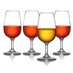 Tritan Material Transparent Plastic Wine Glass Goblet Juice Cup Unbreakable Champagne Cocktail  Kawaii Cup