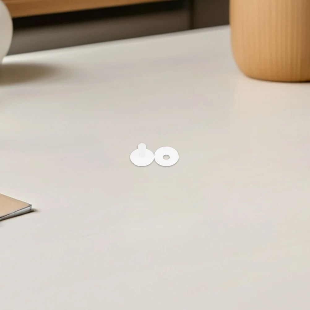 

40 Set Joint Gaskets Accessory Bear Figure Frames Accessories White DIY Plastic Body Model