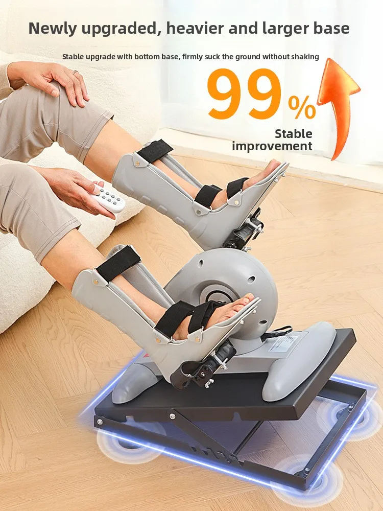 Electric Stroke Rehab Pedal Exerciser for Elderly Leg Arm Training Passive Cycling Therapy Machine