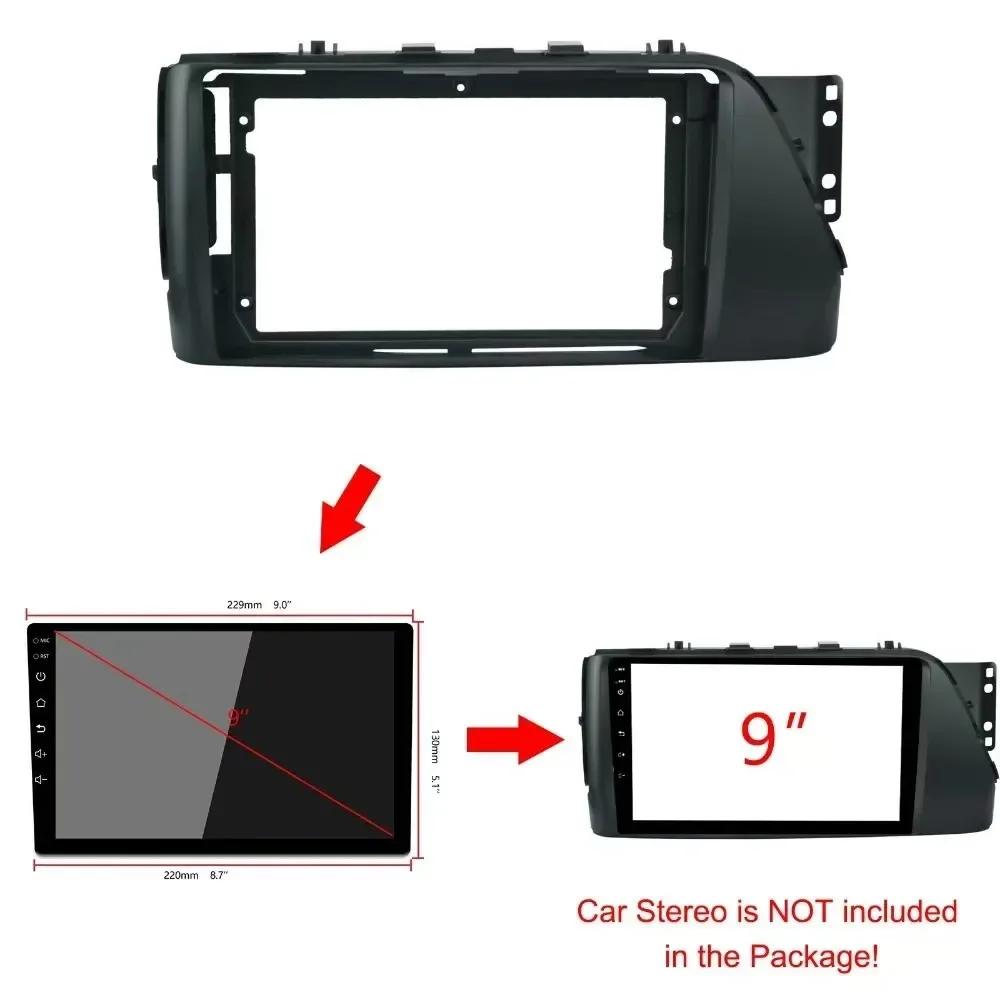 Factory Hot Selling Suitable For 2017 Verna Car Radio Stereo Frame, Instrument Panel, Android Host Frame