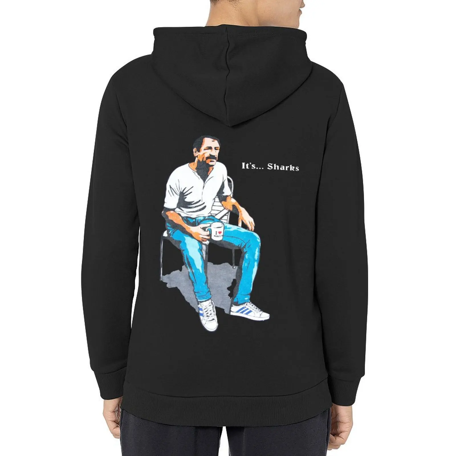 

Paul Sykes - Its Sharks Hoodie men clothing autumn clothes winter clothes men's sweat-shirt mens hoodie