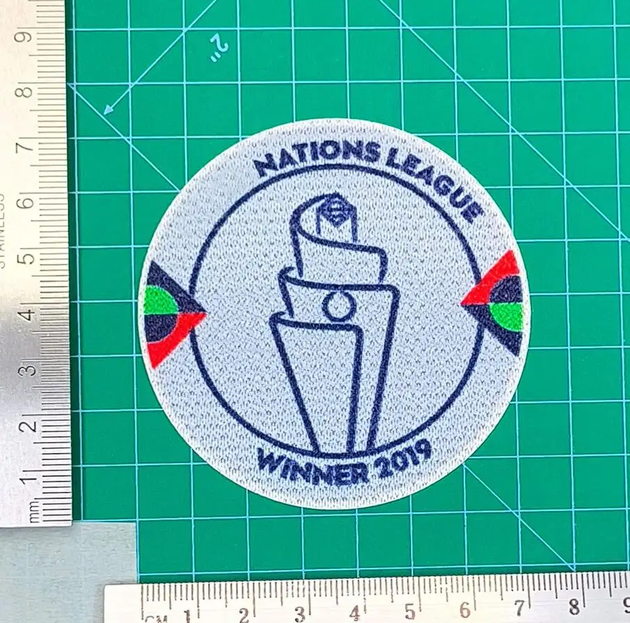 

Custom 2019 2021 France 2023 2025 Soccer Patch Badges Football Print Patch Portugal Soccer Hot Stamping Patch Badges