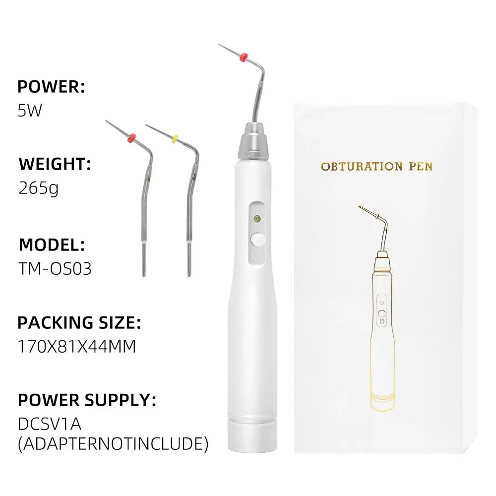 Tandheelkundige Obturatie Endodontie Systeem Endodontische Verwarmde Pen Met 2 Tips Mondverzorging Tandarts Hulpmiddelen