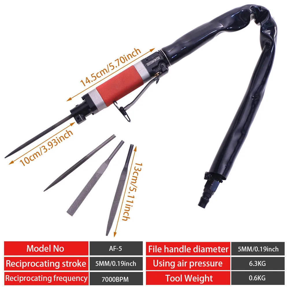 Reciprocating File Air File Grinding Reinforced Spindle Af-5 Af-10 Pneumatic File Air Saw Dual-Purpose Trimming Machine